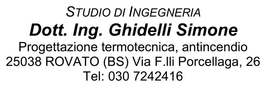Studio di Ingegneria Dott. Ing. Ghidelli Simone